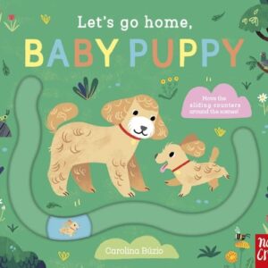 ספר ילדים עם מסלול שבו מזיזים את הכלב