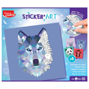 יצירת תמונה מהדבקה לפי מספרים