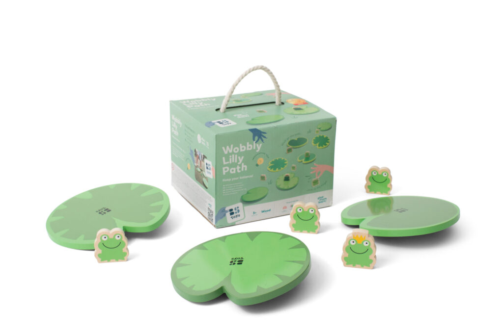 משחק חוץ אבני דריכה צפרדעים