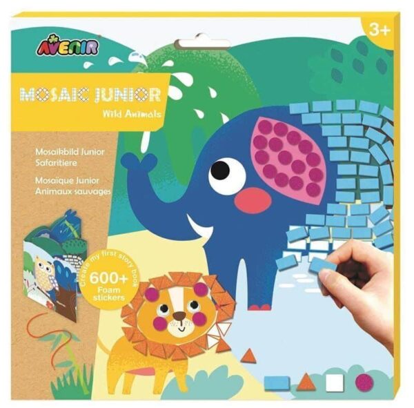 יצירת תמונה במדבקות חיות בר