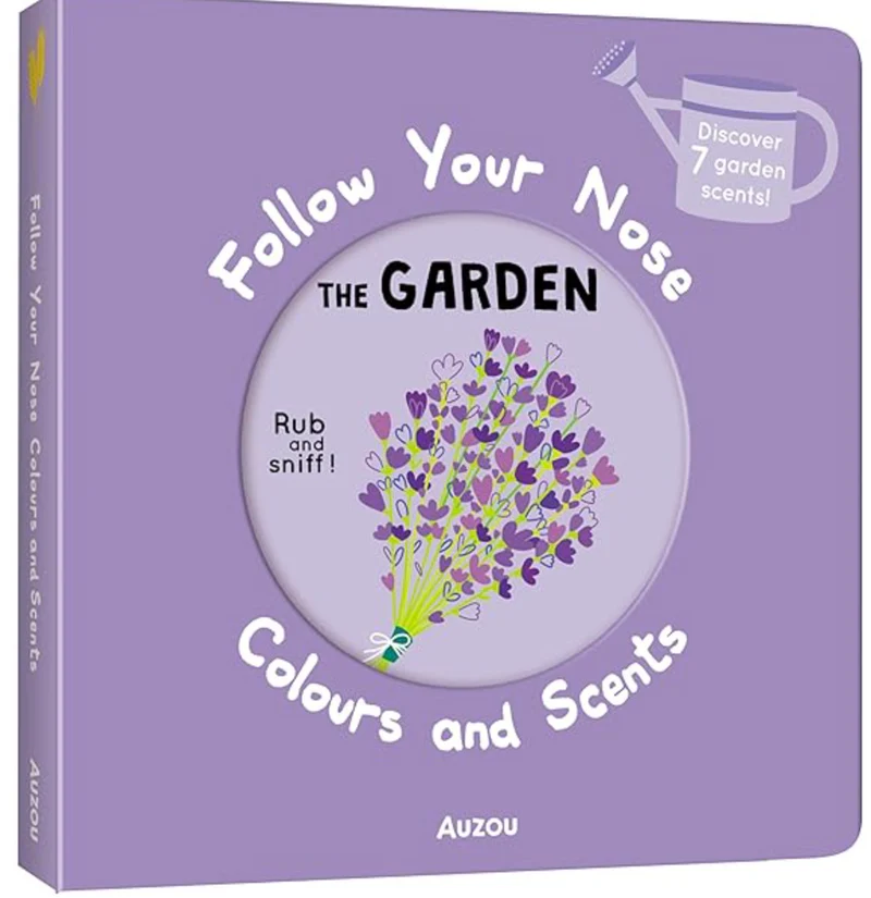 ספר ללימוד צבעים שמשלב ריחות