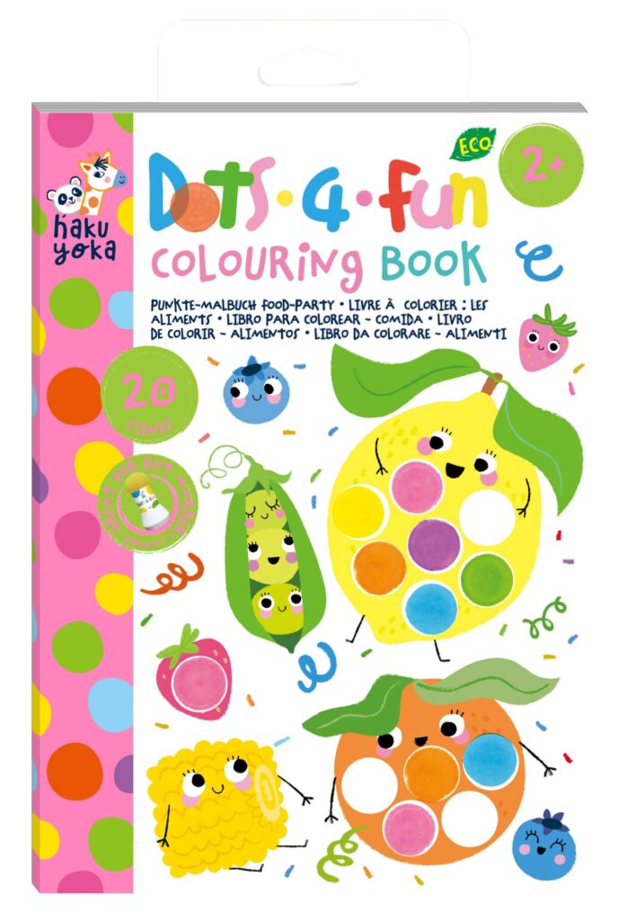 חוברת מדבקות פירות וירקות