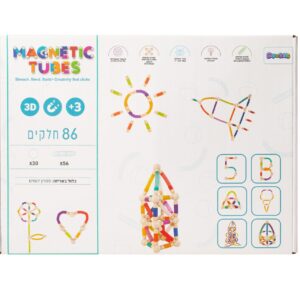 צינורות מגנטיים, משחק ילדים משולב של צינורות ומגנטים